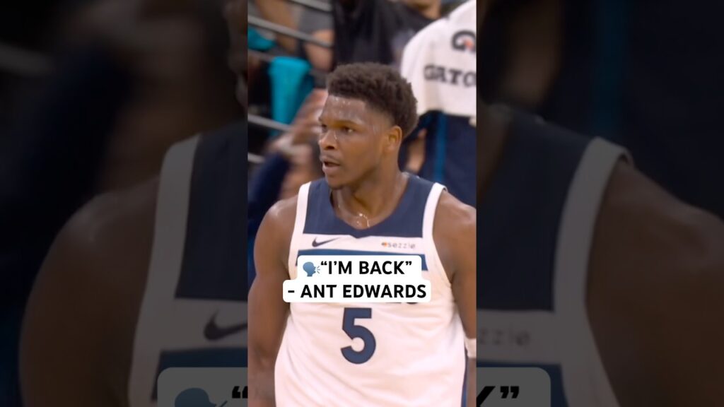 Ant letting everyone know he’s back! 😤