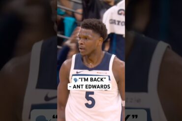 Ant letting everyone know he’s back! 😤