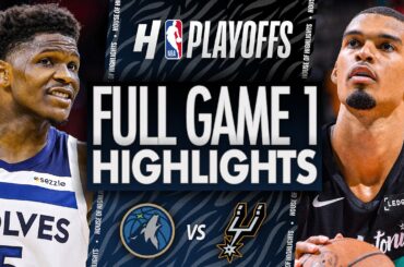 Minnesota Timberwolves vs San Antonio Spurs - FULL GAME 1 HIGHLIGHTS | 2026 NBA Playoffs