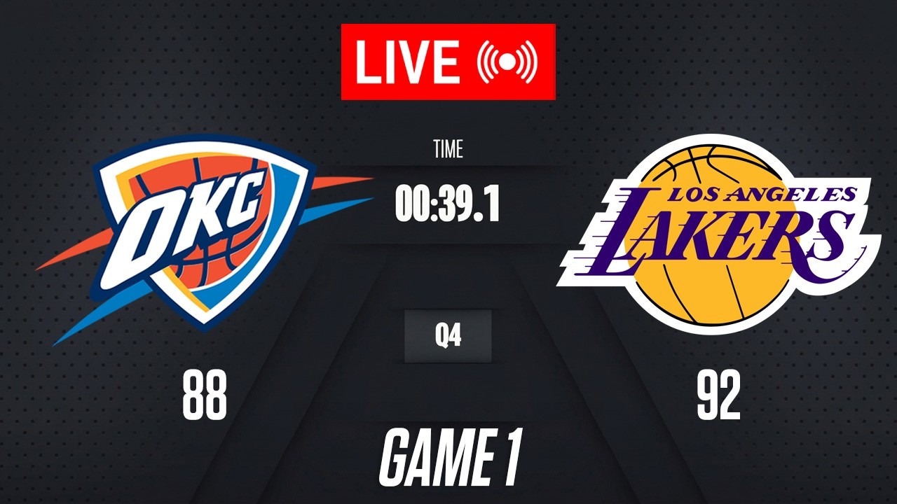 NBA LIVE! Oklahoma City Thunder vs Los Angeles Lakers GAME 1 | May 5, 2026 | NBA 2K26 PS5 SIMULATION