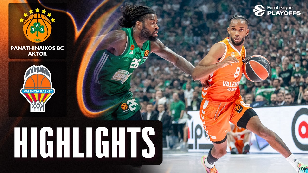 FIRST Playoff WIN Since 2011 | Panathinaikos -  Valencia | EuroLeague Basketball PLAYOFFS HIGHLIGHTS