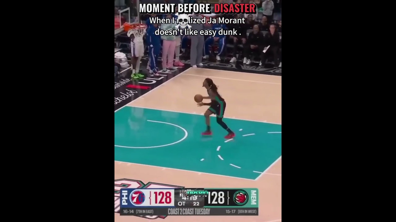 Ja Morant Always Goes for the CRAZY Finish 😳🔥 #NBA