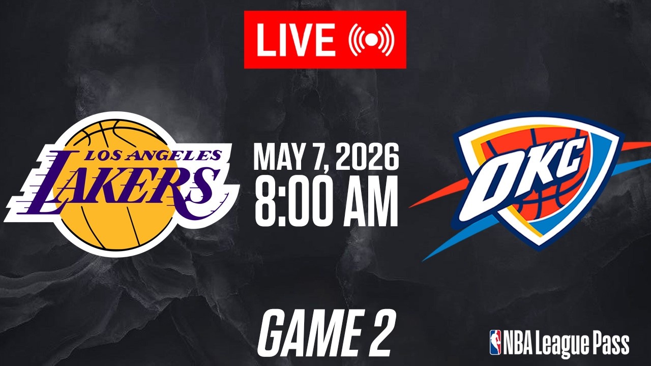NBA LIVE! Los Angeles Lakers vs Oklahoma City Thunder GAME 2 | May 7, 2026 | NBA 2K26 GAMEPLAY
