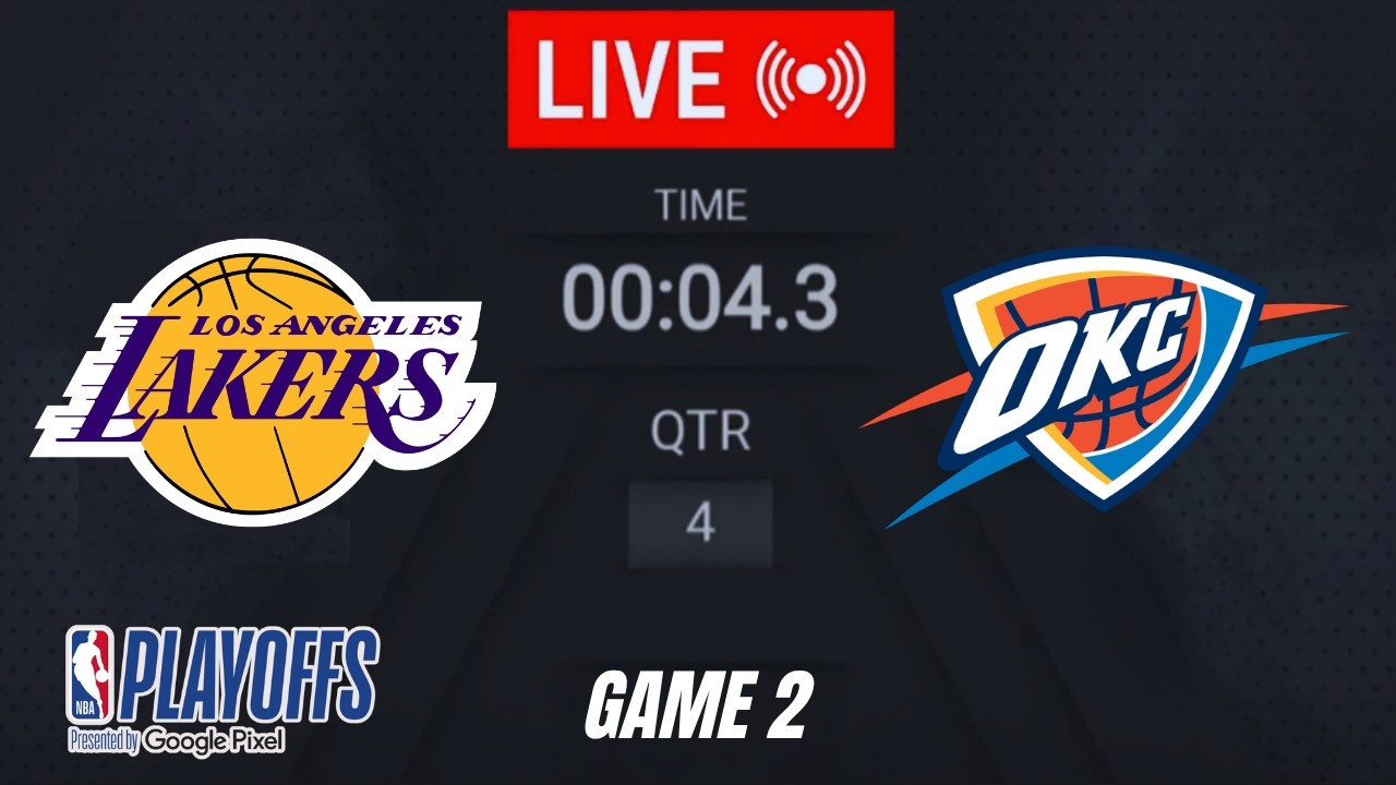 NBA LIVE! Los Angeles Lakers vs Oklahoma City Thunder | May 7, 2026 | Game 2 NBA Playoffs Live