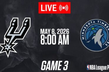 NBA LIVE! San Antonio Spurs vs Minnesota Timberwolves GAME 3 | May 8, 2026 | NBA 2K26 GAMEPLAY