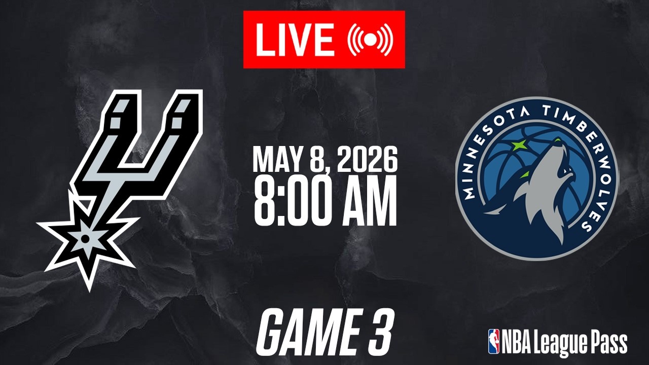 NBA LIVE! San Antonio Spurs vs Minnesota Timberwolves GAME 3 | May 8, 2026 | NBA 2K26 GAMEPLAY