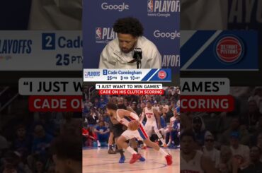 Cade Cunningham keeping the main thing the main thing