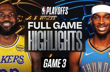 LAKERS vs THUNDER FULL GAME 3 HIGHLIGHTS MAY 9, 2026 NBA HIGHLIGHTS TODAY | NBA 2K26 GAMEPLAY