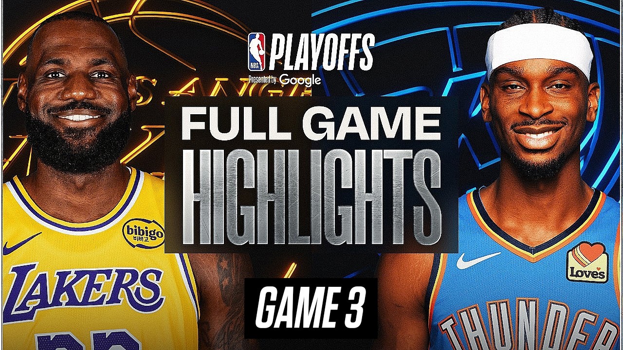 LAKERS vs THUNDER FULL GAME 3 HIGHLIGHTS MAY 9, 2026 NBA HIGHLIGHTS TODAY | NBA 2K26 GAMEPLAY