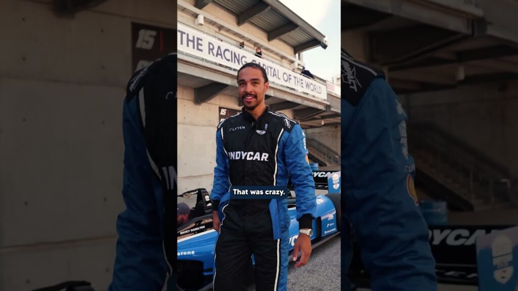 Andrew Nembhard Reacts to Riding Two-Seater Around IMS Road Course: “That was fire!” 😂🔥