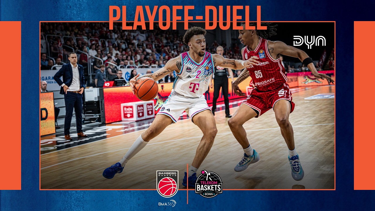 Highlights: BMA365 Bamberg Baskets - Telekom Baskets Bonn | easyCredit BBL | Dyn Basketball