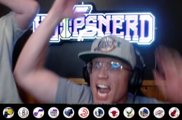 REACTION | I LOST it when the Jazz won the #2 pick!!!