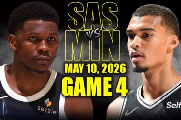 San Antonio Spurs vs Minnesota Timberwolves Full Game 4 Highlights - May 10, 2026 | NBA Playoffs
