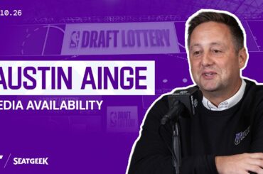 🗣️ "We're glad for Jazz Nation that we got it" | Austin Ainge at the NBA Draft Lottery