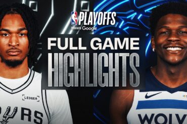#2 SPURS at #6 TIMBERWOLVES | FULL GAME 2 HIGHLIGHTS | May 10, 2026