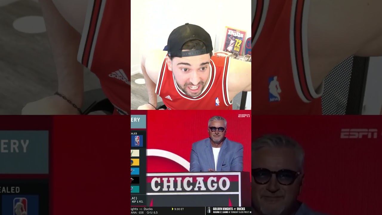 Bulls Fan Reacts to NBA Draft Lottery!
