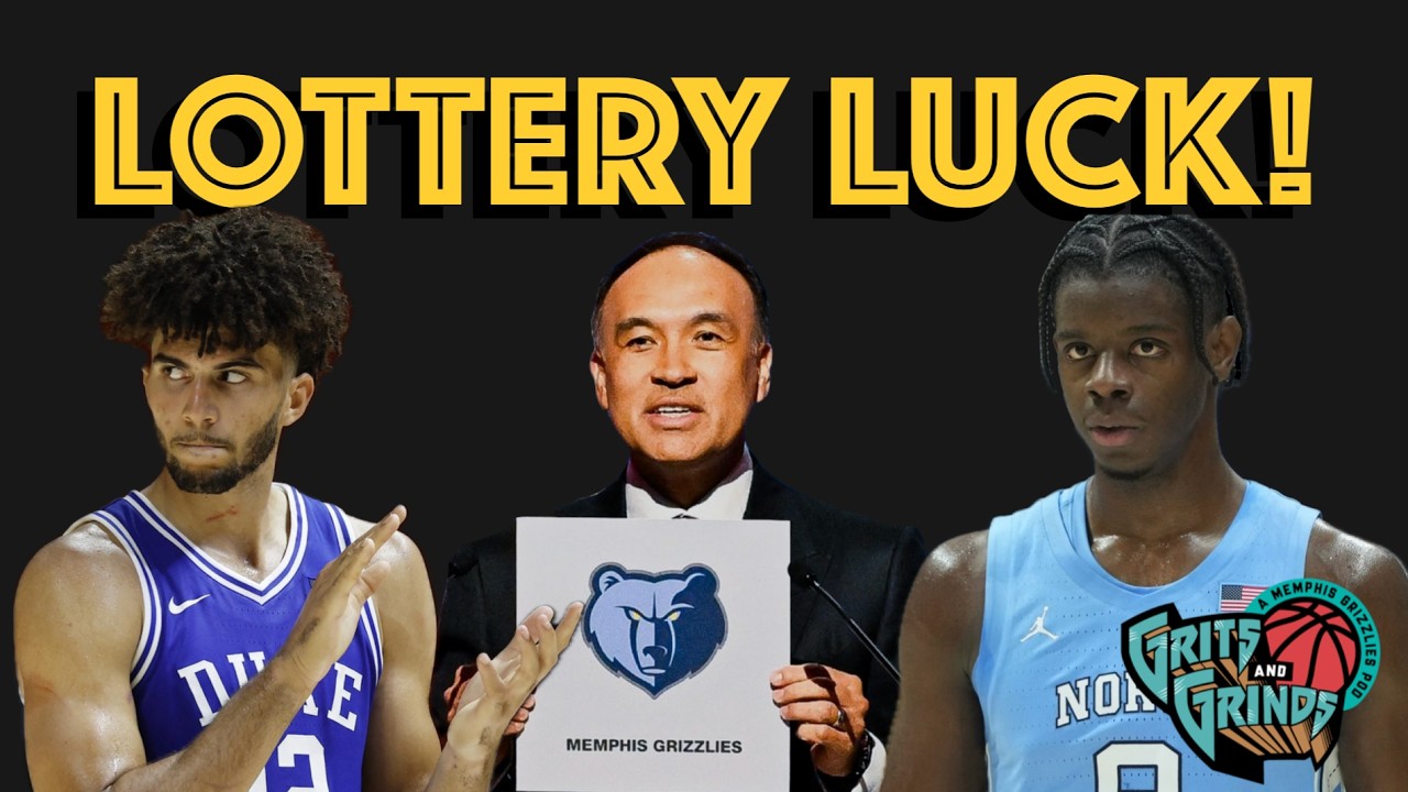 The Grizzlies jump up in the lottery and will pick 3rd