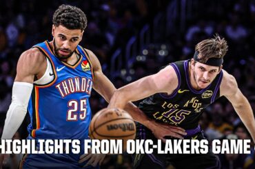 GAME 4 THRILLER 🤯 FINAL MINUTES of EPIC Thunder-Lakers Game 4 HIGHLIGHTS | NBA on ESPN