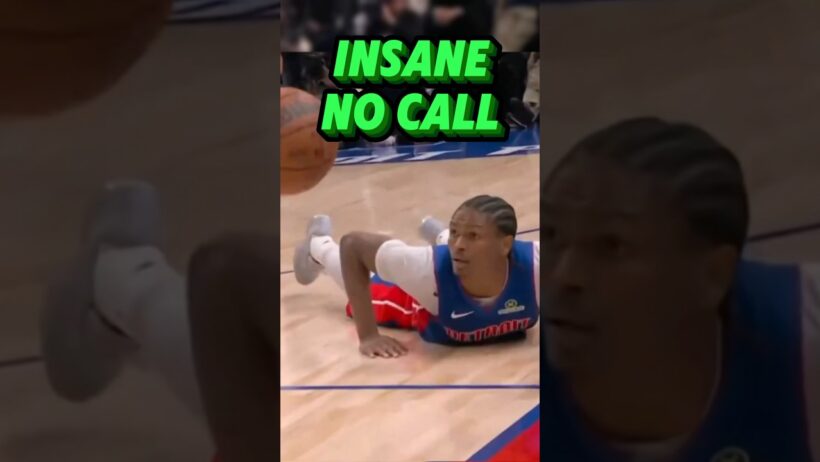 DETROIT PISTONS HORRIBLE NO CALL VS THE CLEVELAND CAVS #detroitpistons #nbaplayoffs #clevelandcavs
