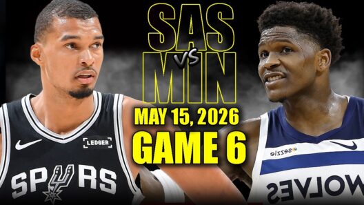 San Antonio Spurs vs Minnesota Timberwolves Full Game 6 Highlights - May 15, 2026 | NBA Playoffs