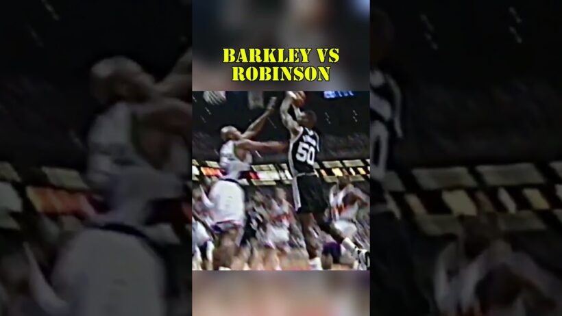 Barkley vs Robinson #charlesbarkley #phoenixsuns #nba