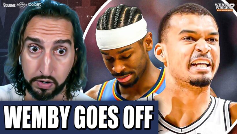 Wemby DOMINATES! Spurs-Thunder ALL-TIME CLASSIC, SGA struggles | Nick Wright NBA Reaction