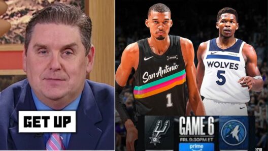 GET UP | Wemby is too much for Wolves - Brian Windhorst believes Spurs will shutdown Ant-Man tonight
