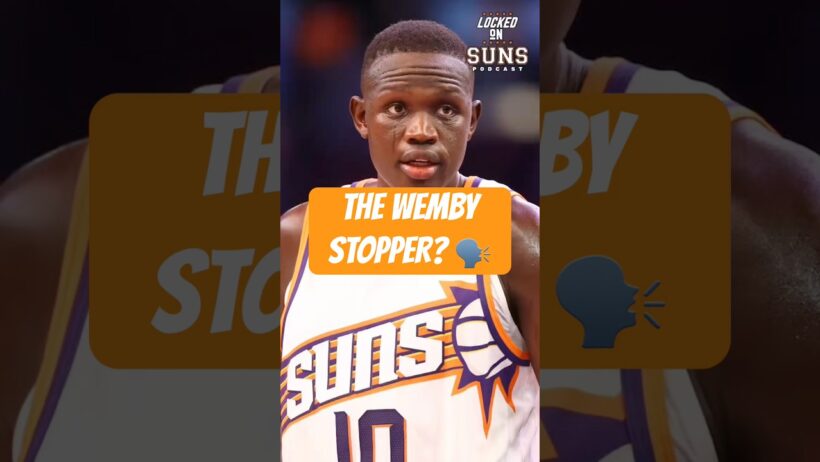 Khaman Maluach Could Be The Victor Wembanyama Stopper 🗣️ #nba #phoenixsuns #khamanmaluach