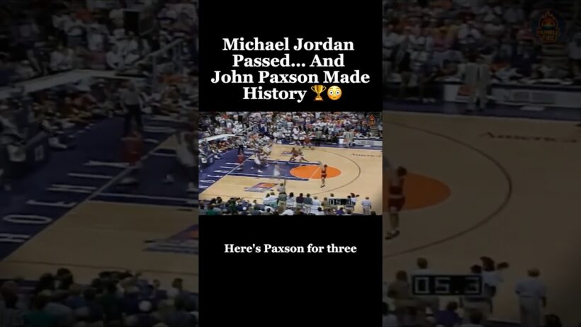 Michael Jordan Passed… And John Paxson Made History 🏆😳