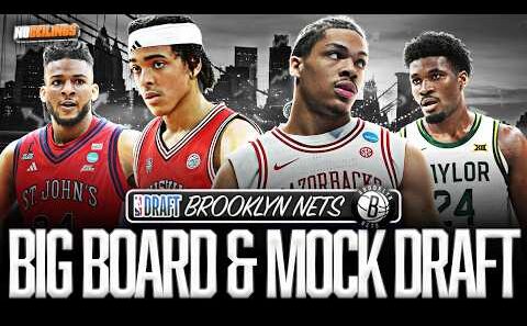 Brooklyn Nets 2026 NBA Draft Big Board & Mock | Mikel Brown, Darius Acuff, Keaton Wagler + More