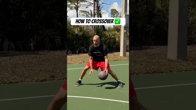How To Crossover Dribble For Beginners ✅ Basketball Basics