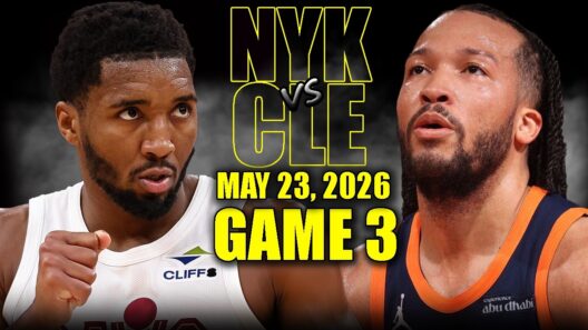 New York Knicks vs Cleveland Cavaliers Full Game 3 Highlights - May 23, 2026 | NBA ECF