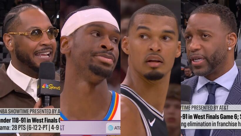 Melo, Vince & T-Mac react to Wemby's bounce back & SGA's struggles in Game 6