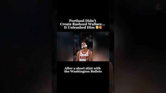 Portland Didn’t Create Rasheed Wallace… It Unleashed Him 😤🏀