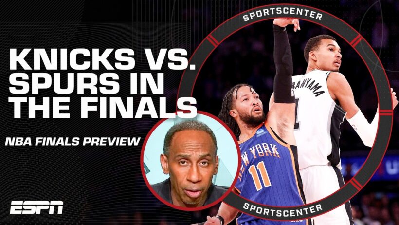 Stephen A. gives an EARLY PREDICTION for the Knicks vs. Spurs NBA Finals Matchup 👀 | SportsCenter