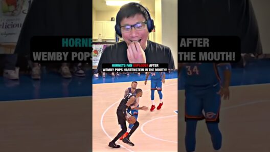 Hornets Fan EXPLODES as Wemby POPS Hartenstein in Game 7! ☠️🔥 #shorts #nba