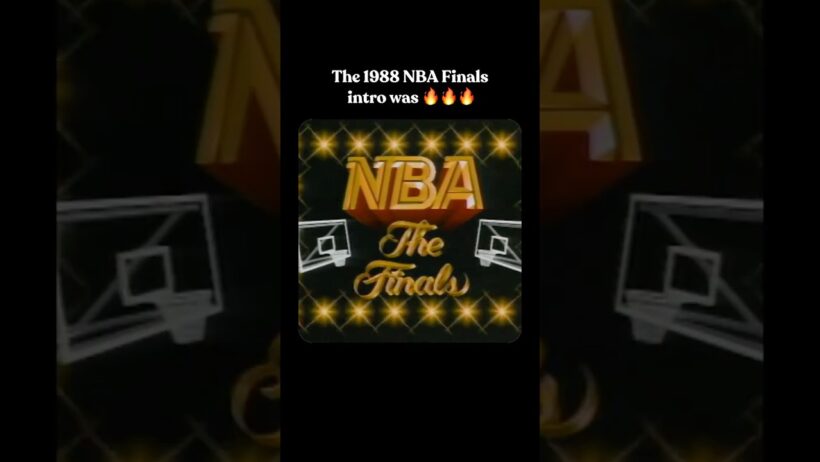 The 1988 NBA Finals intro was so good 🔥 #nba #nbafinals