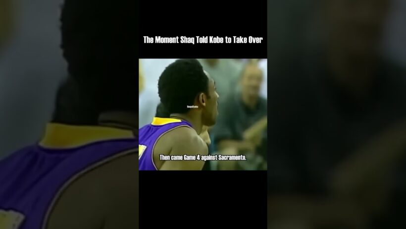 The Moment Shaq Told Kobe to Take Over #kobe #basketball #nba#kobebryant #shorts #shaq