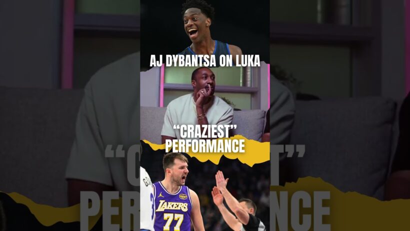 Luka Doncic’s craziest performance? AJ Dybantsa shares what he saw 🎤 #lukadoncic