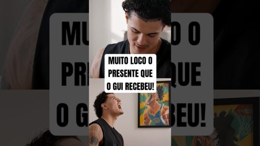 Gui Santos ganhou um PRESENTAÇO de um fã! 🎁 #NBA #GuiSantos #shorts