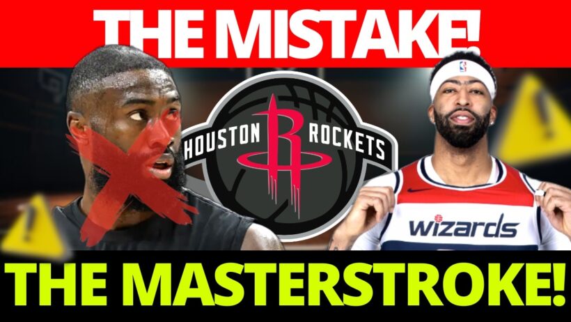 The Jaylen Brown TRAP! + The Anthony Davis "Masterstroke". ROCKETS NEWS