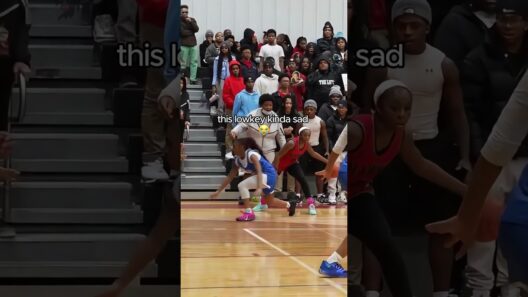 Crowd was so hyped 🤣 #basketball