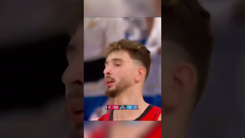Houston vs Okc Wild Ending 😱 #nba #basketball #okc #houston #nbahighlights #usabasketball #shorts