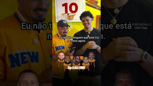 Os 5 melhores da história para Gui Santos! 🇧🇷 #NBA #GuiSantos #shorts