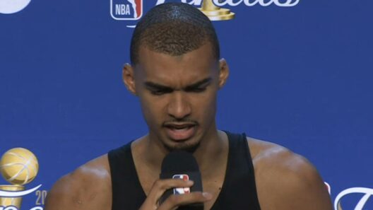 Wemby reacts to losing NBA Finals vs Knicks - FULL Postgame interview