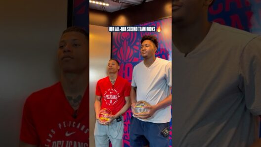 Surprising the rookies 🏆 #pelicans #nba #shorts