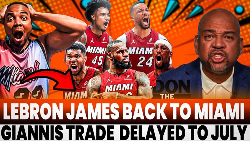 SHOCKER: LeBron James Could Return to Miami to Join Bam & Giannis?!