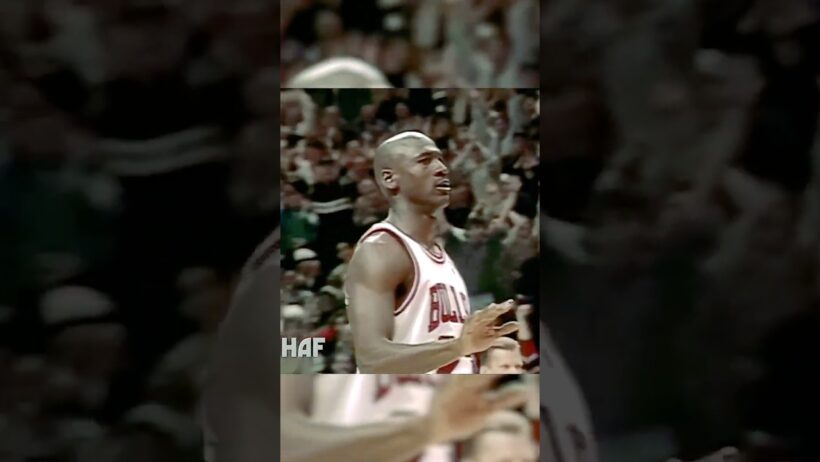 MJ Waving Spike Lee Byebye (1996 ECSF G5)