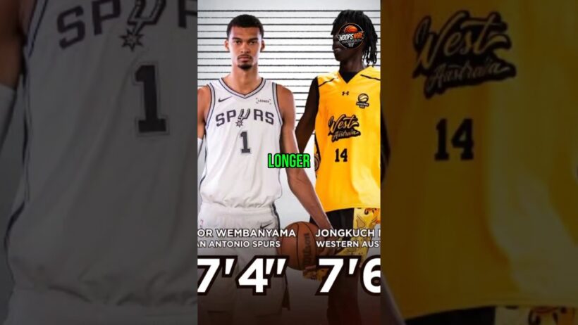 He’s Taller Than Wemby… and Only 18 😱 #basketball #nba #shorts