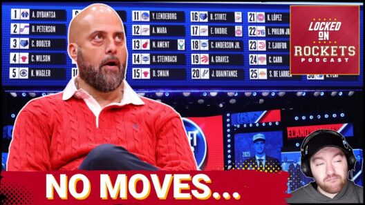 NO MOVES: Rockets Stay QUIET During NBA Draft Round One | BEST Players Still Available In Round Two?